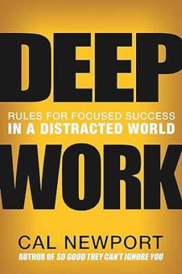 کتاب کار عمیق حرف بزن تا برنده شوی اثر برایان تریسی / مترجم : پروین آقائی Deep Work: Rules for Focused Success in a Distracted World BY Cal Newport